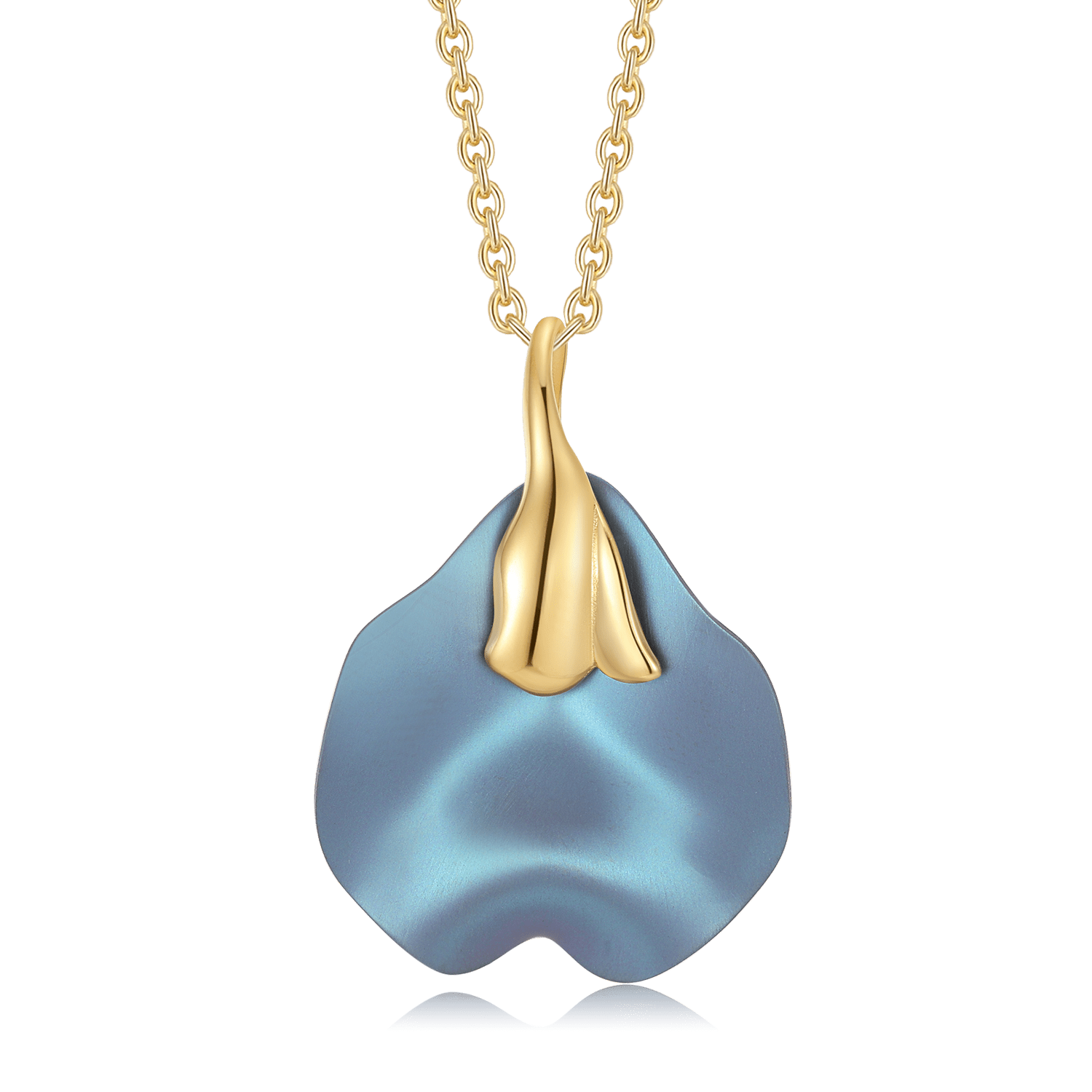 Sølvforgyldt halskæde F16165163 - Urma.dk