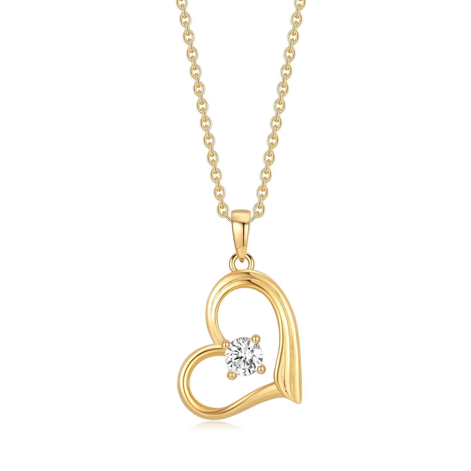 Sølvforgyldt halskæde F16239210 - Urma.dk