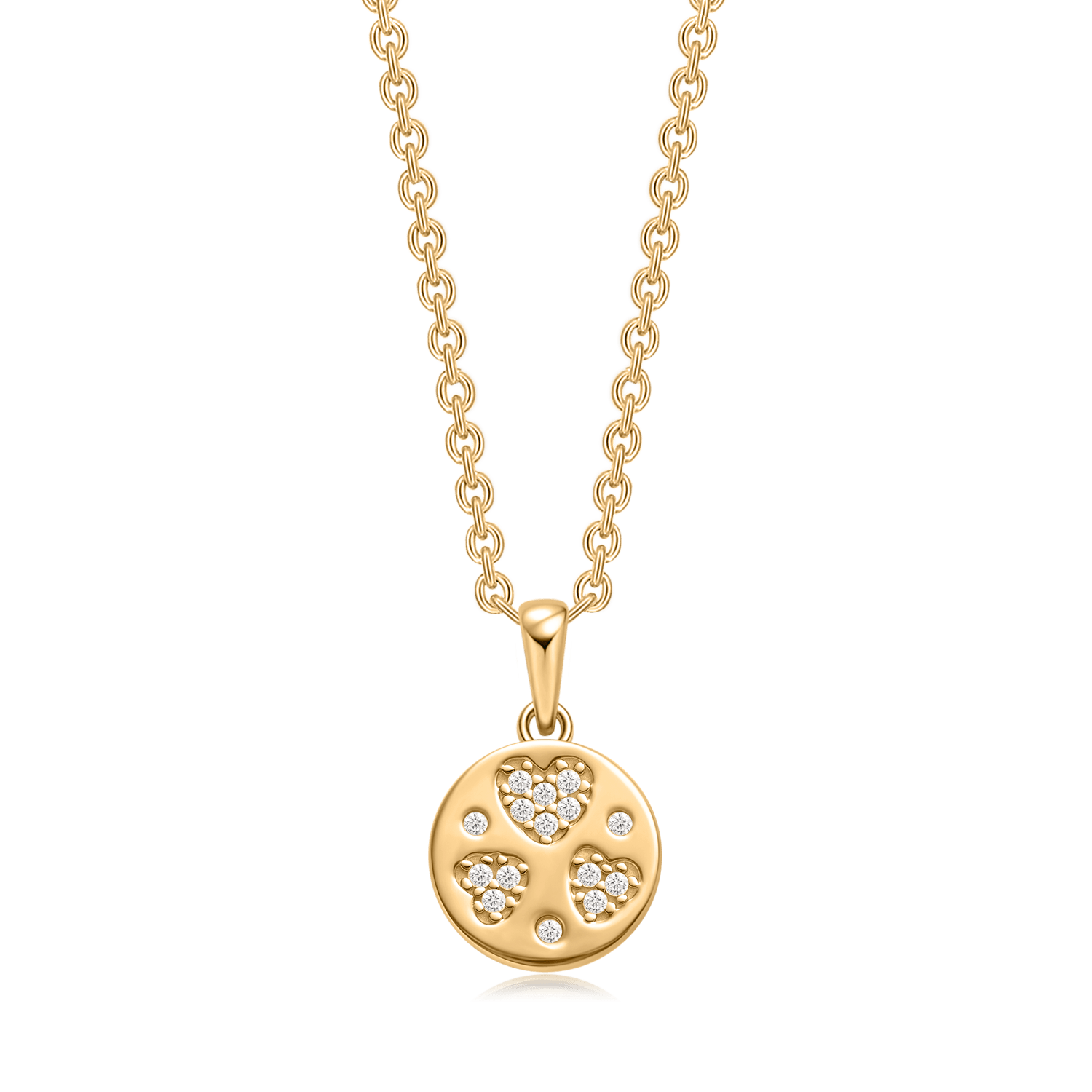 Sølvforgyldt halskæde F16249310 - Urma.dk