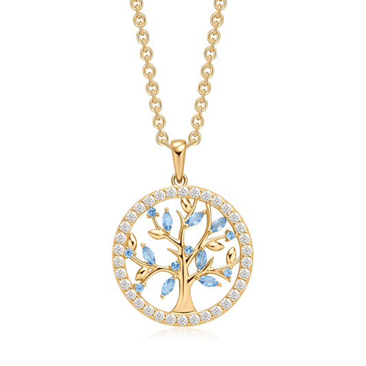 Sølvforgyldt halskæde F16249812 - Urma.dk