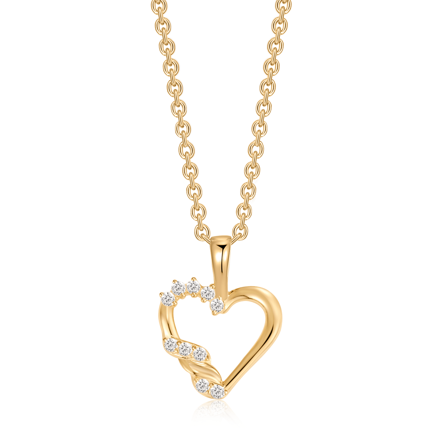 Sølvforgyldt halskæde F16249816 - Urma.dk