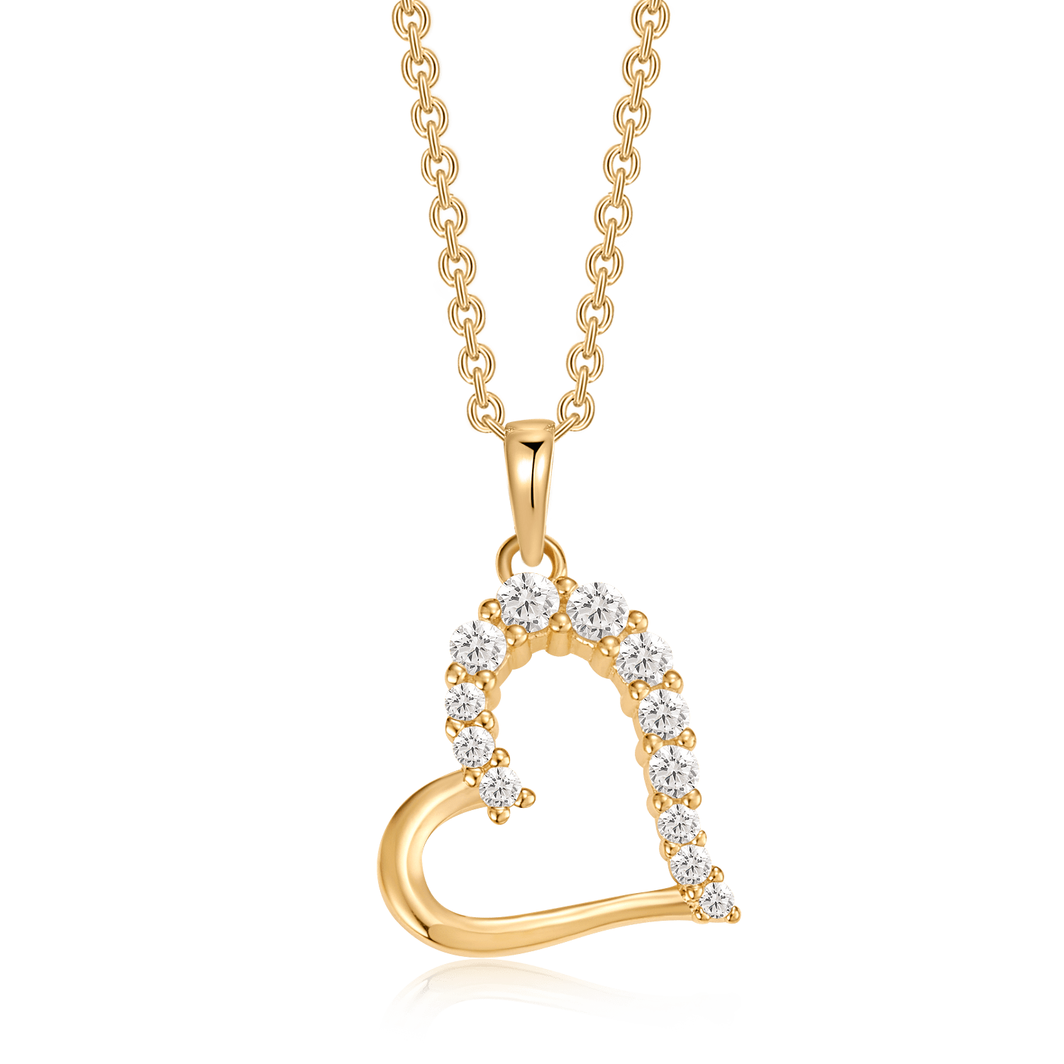 Sølvforgyldt halskæde F16249817 - Urma.dk