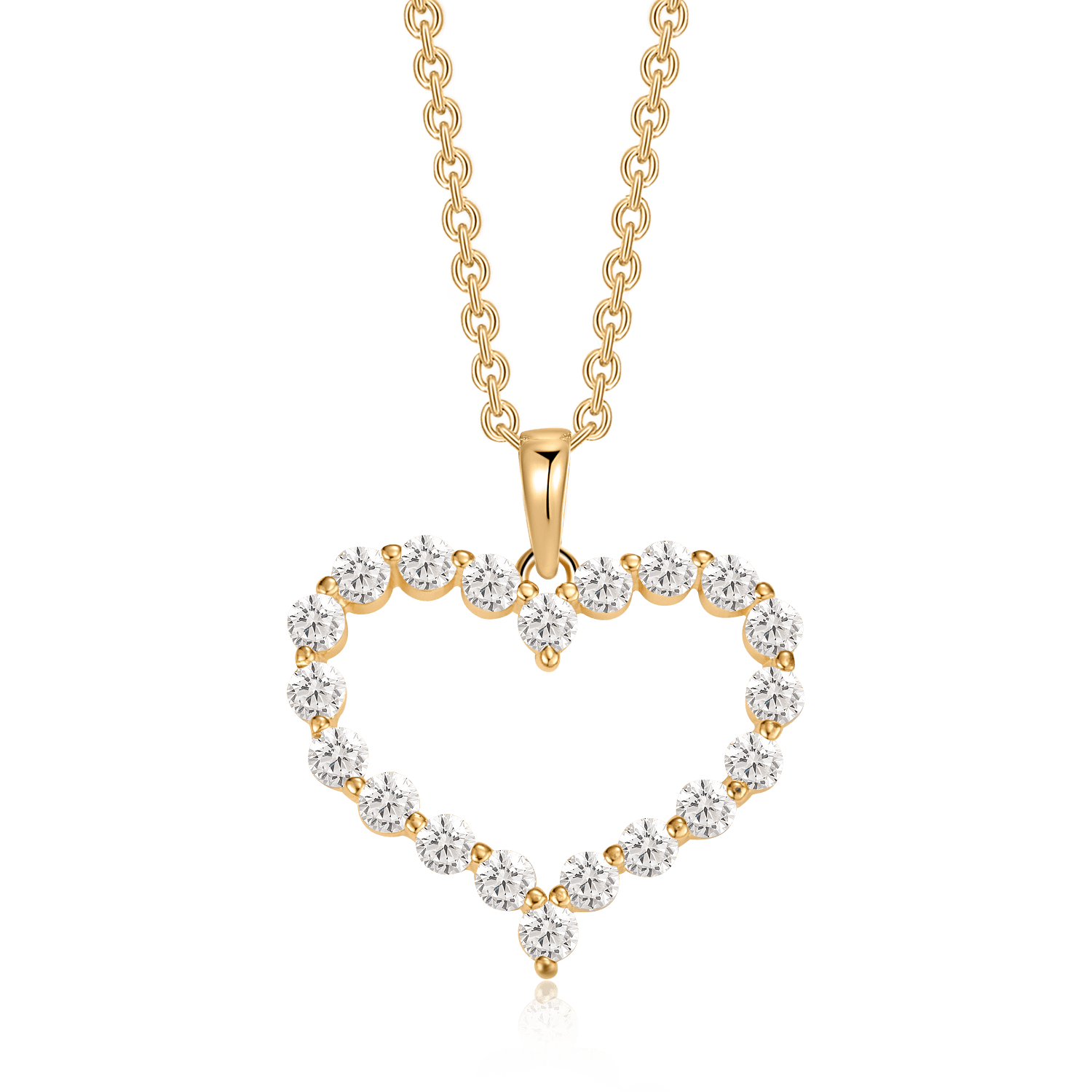 Sølvforgyldt halskæde F16249818 - Urma.dk