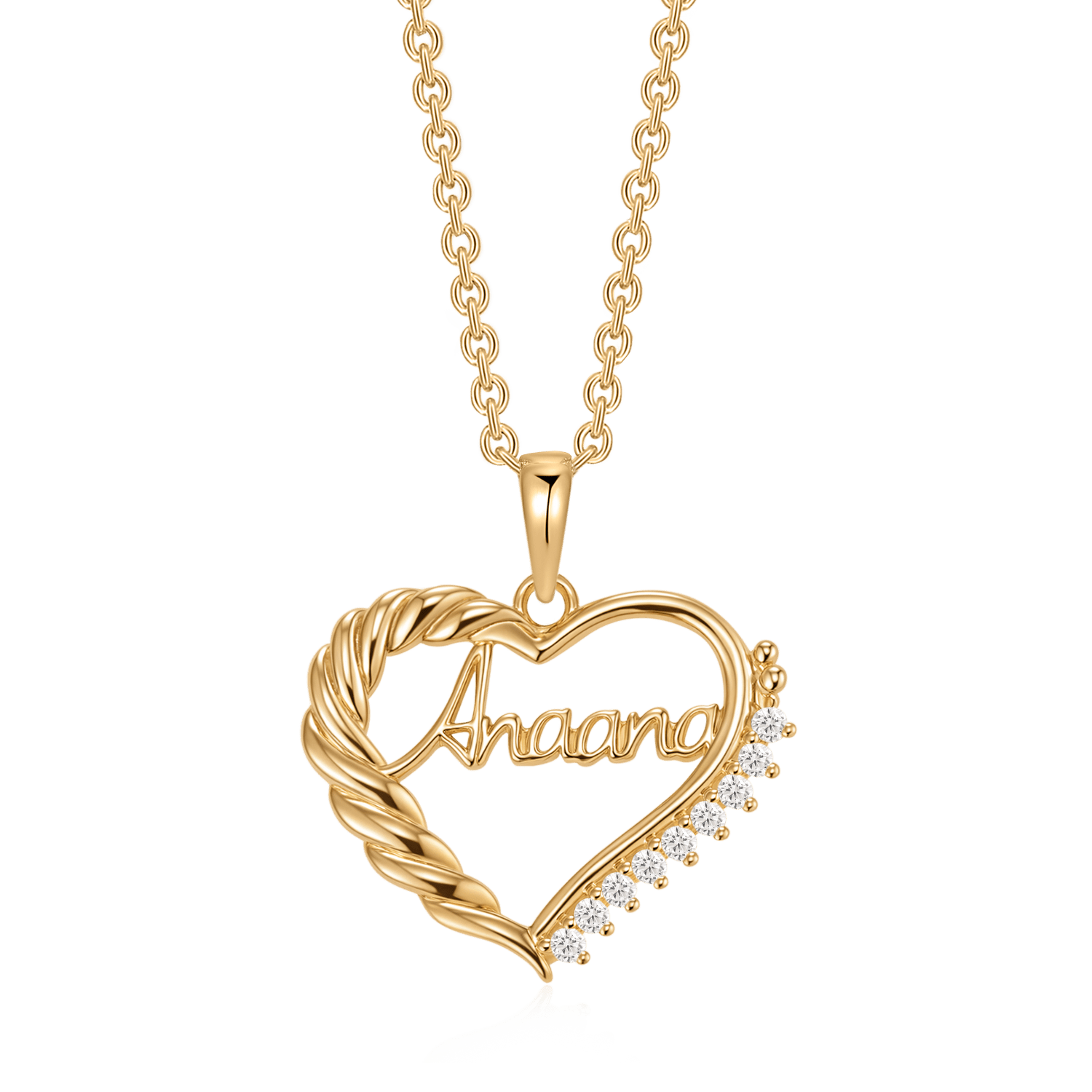 Sølvforgyldt halskæde F16249821 - Urma.dk