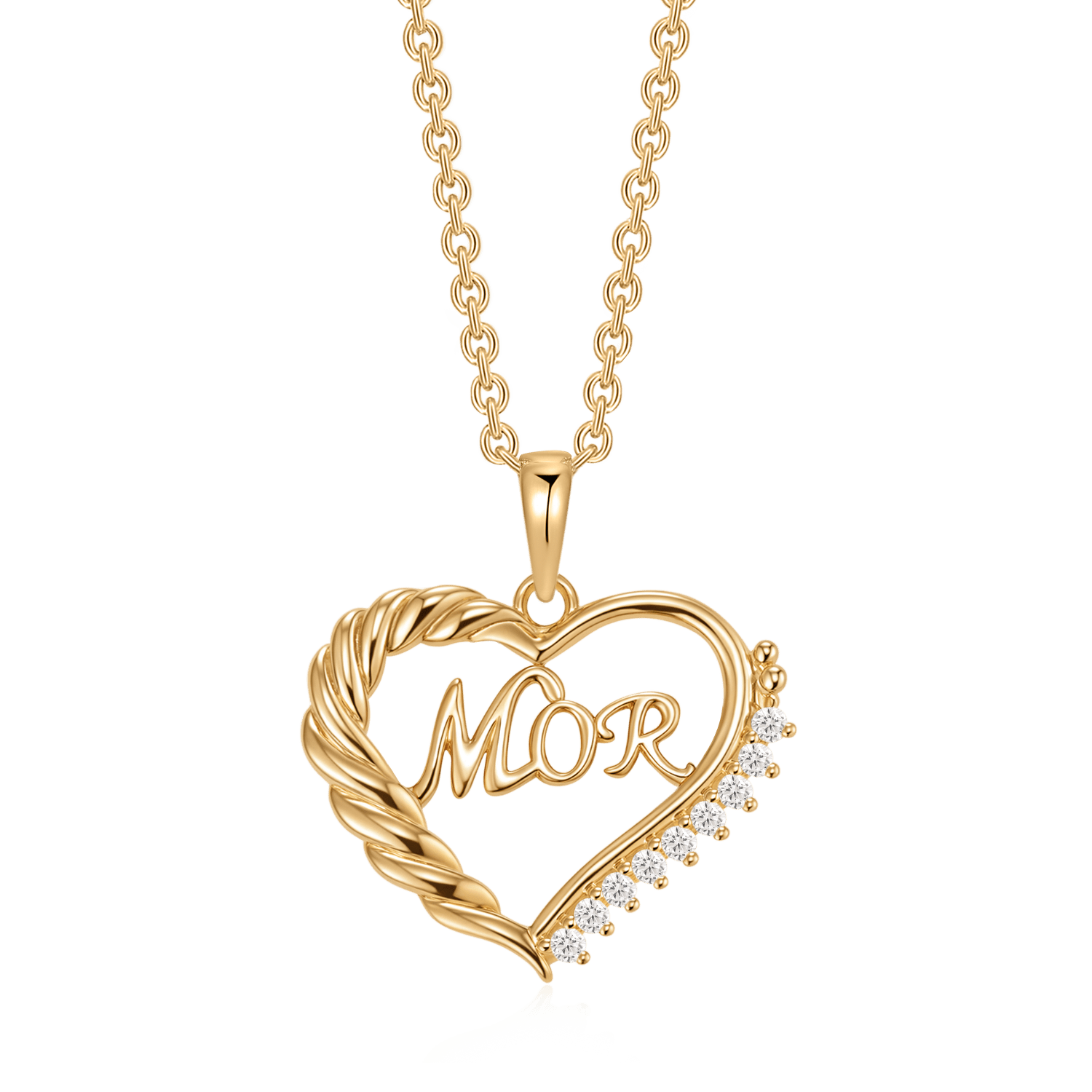 Sølvforgyldt halskæde F16249823 - Urma.dk