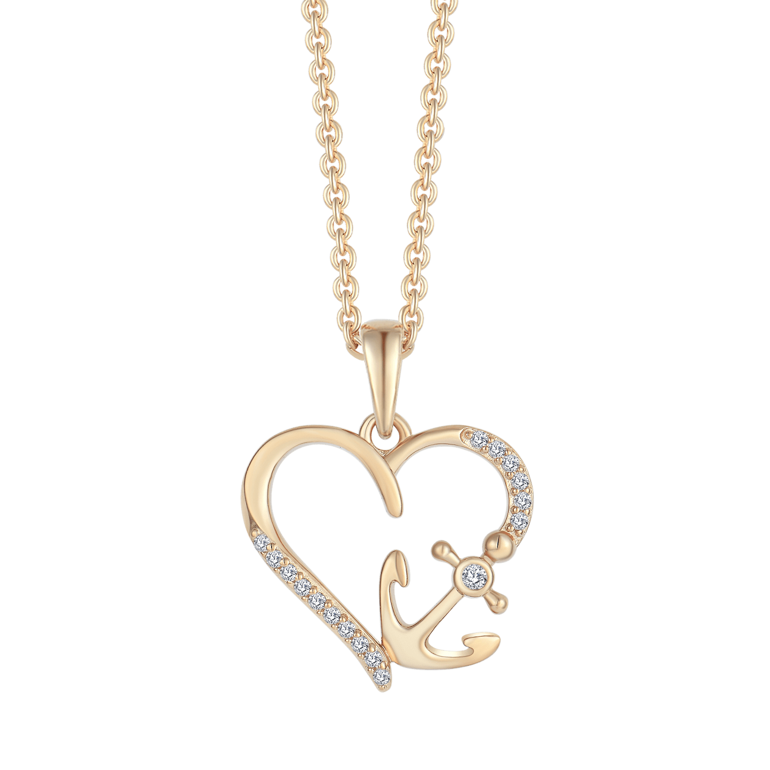 Sølvforgyldt halskæde F16249863 - Urma.dk