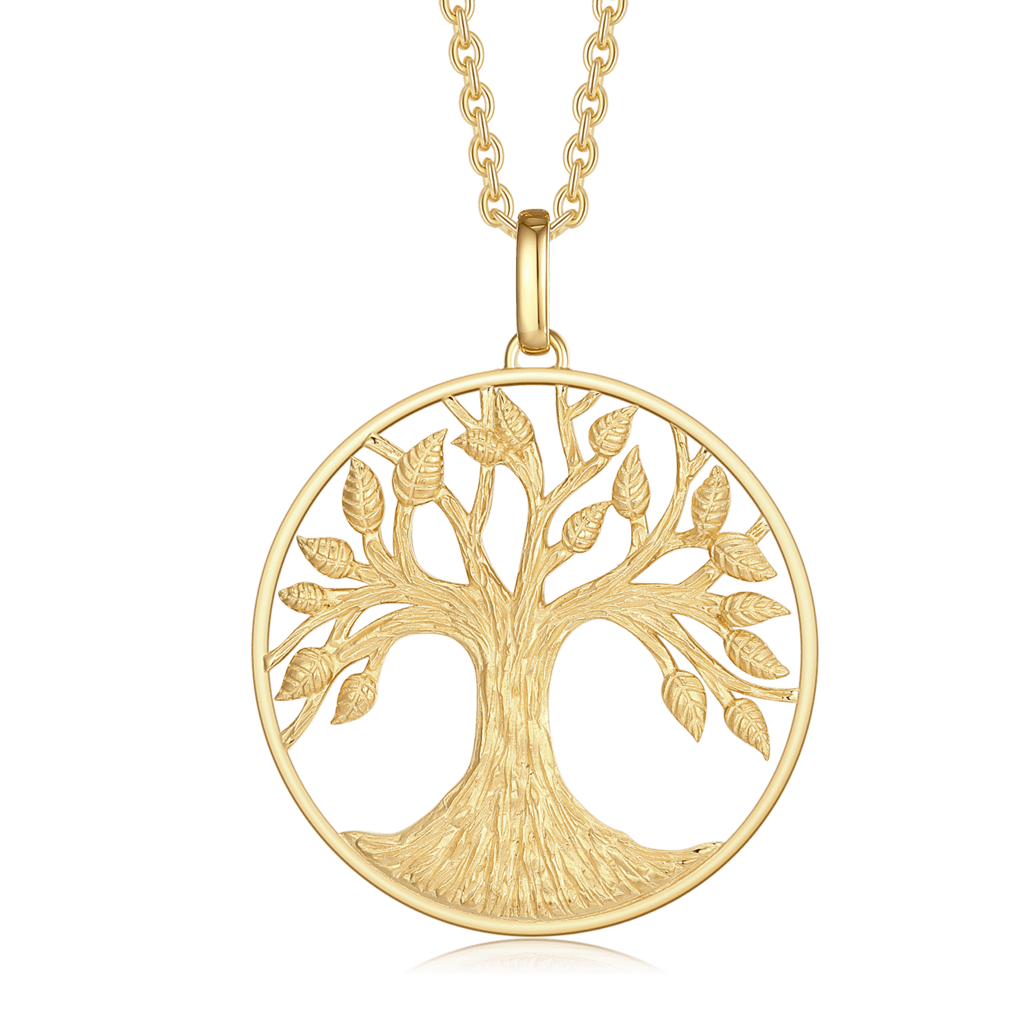 Sølvforgyldt halskæde F16255012 - Urma.dk