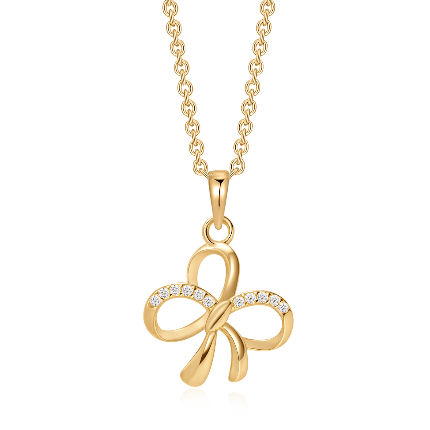 Sølvforgyldt halskæde F16262009 - Urma.dk