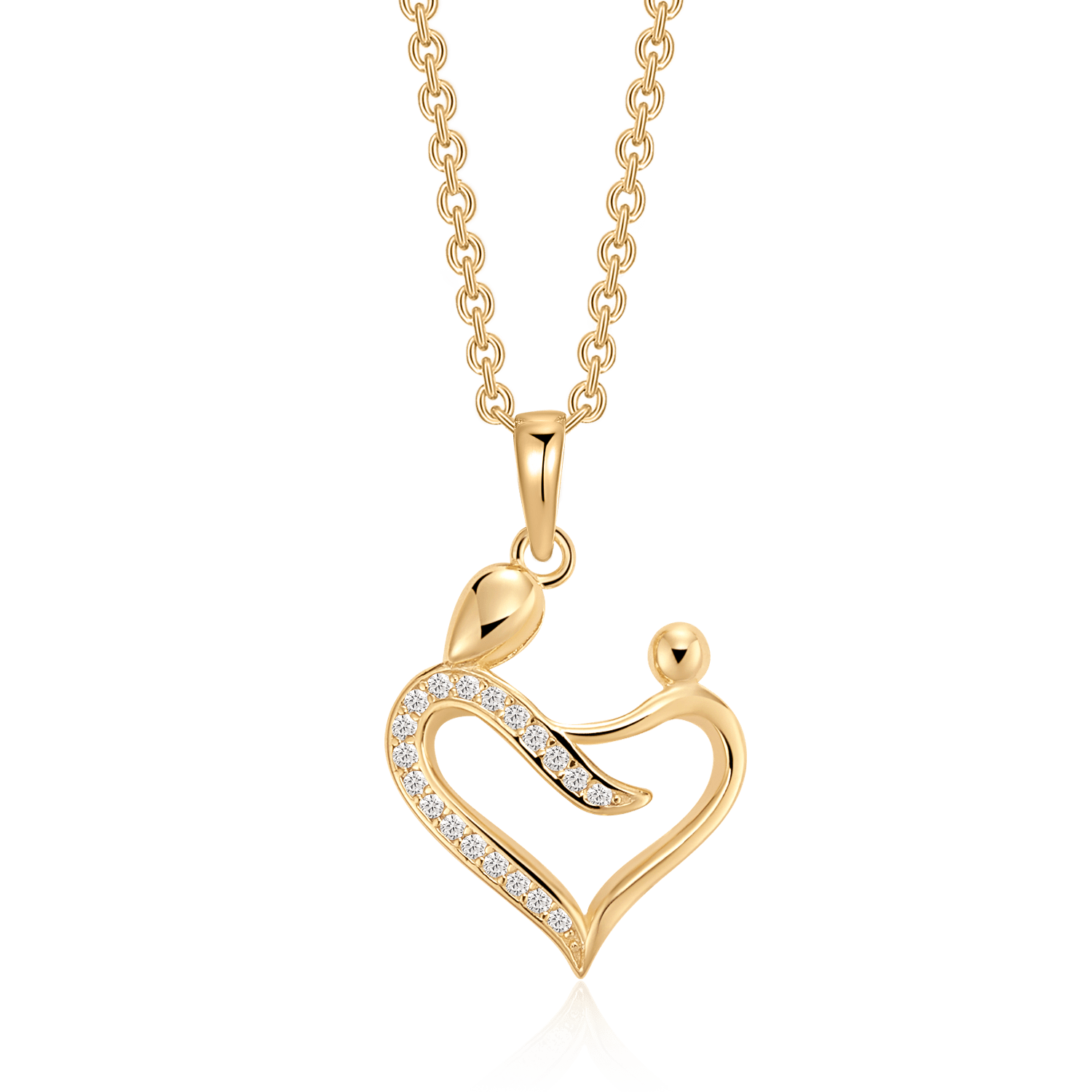 Sølvforgyldt halskæde F16262502 - Urma.dk