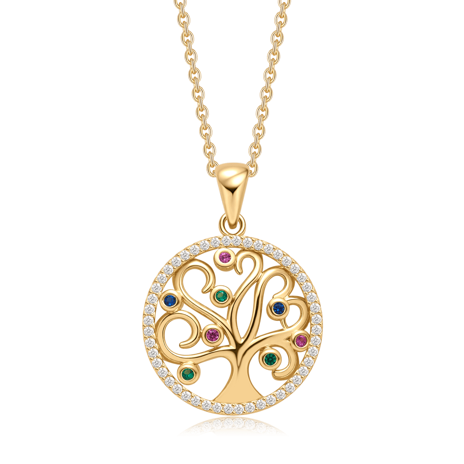 Sølvforgyldt halskæde F16262509 - Urma.dk