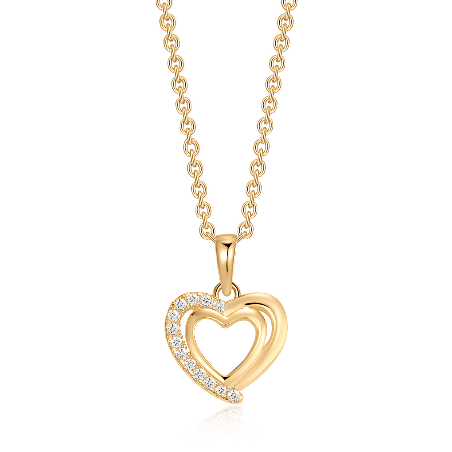 Sølvforgyldt halskæde F16262514 - Urma.dk