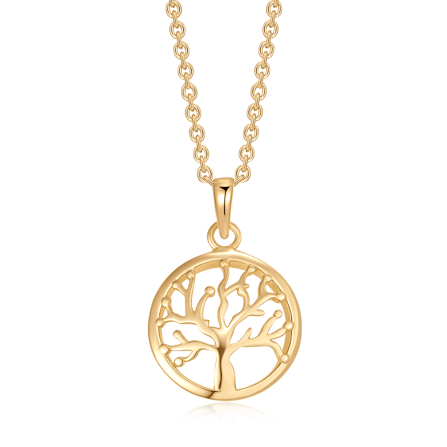 Sølvforgyldt halskæde F16262516 - Urma.dk