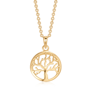 Sølvforgyldt halskæde F16262516 - Urma.dk