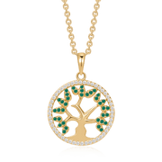 Sølvforgyldt halskæde F16262519 - Urma.dk