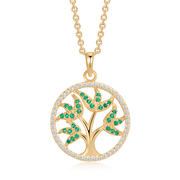 Sølvforgyldt halskæde F16262520 - Urma.dk