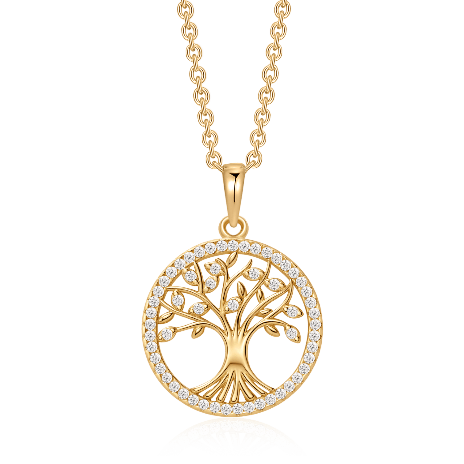 Sølvforgyldt halskæde F16262525 - Urma.dk