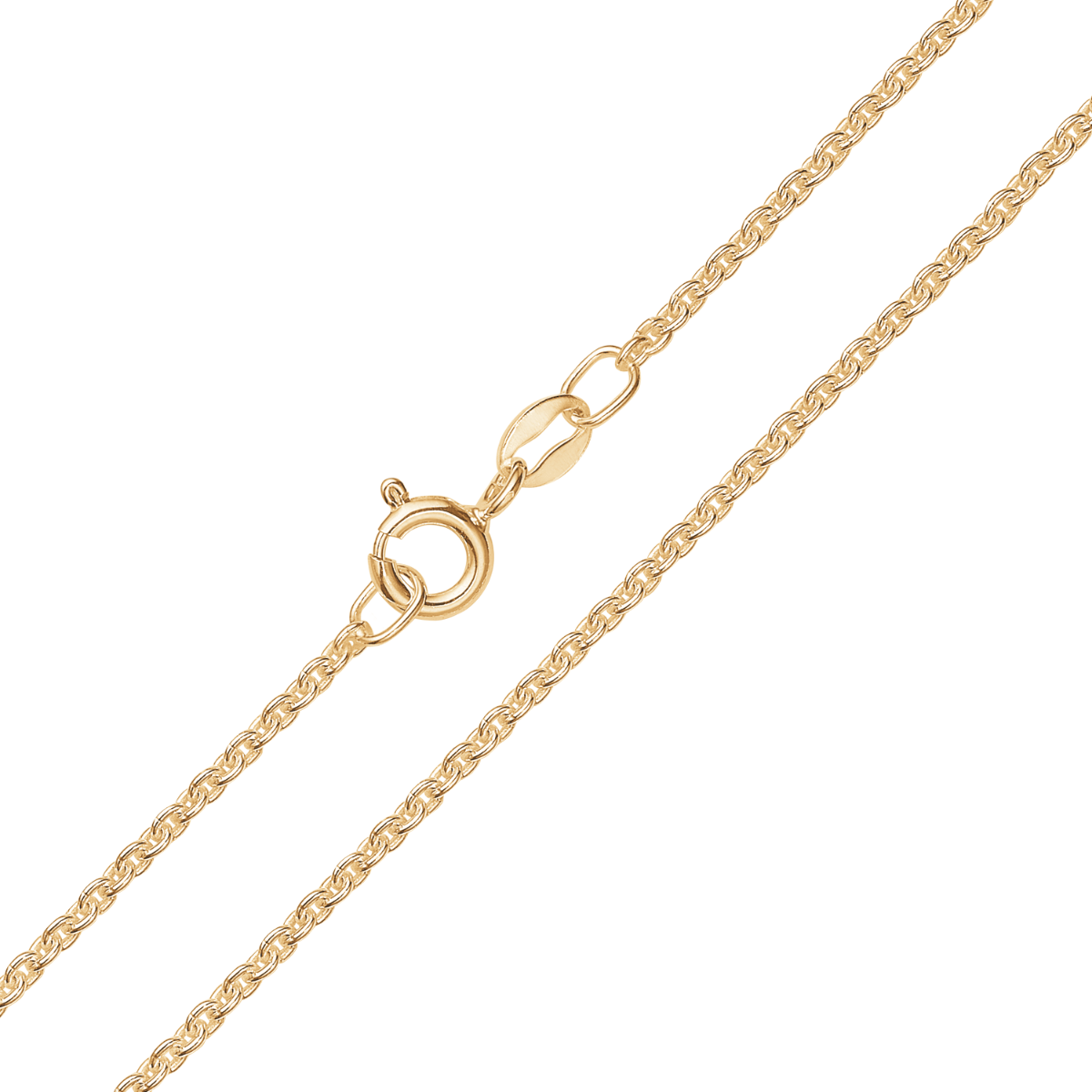 Sølvforgyldt halskæde F2205036 - Urma.dk