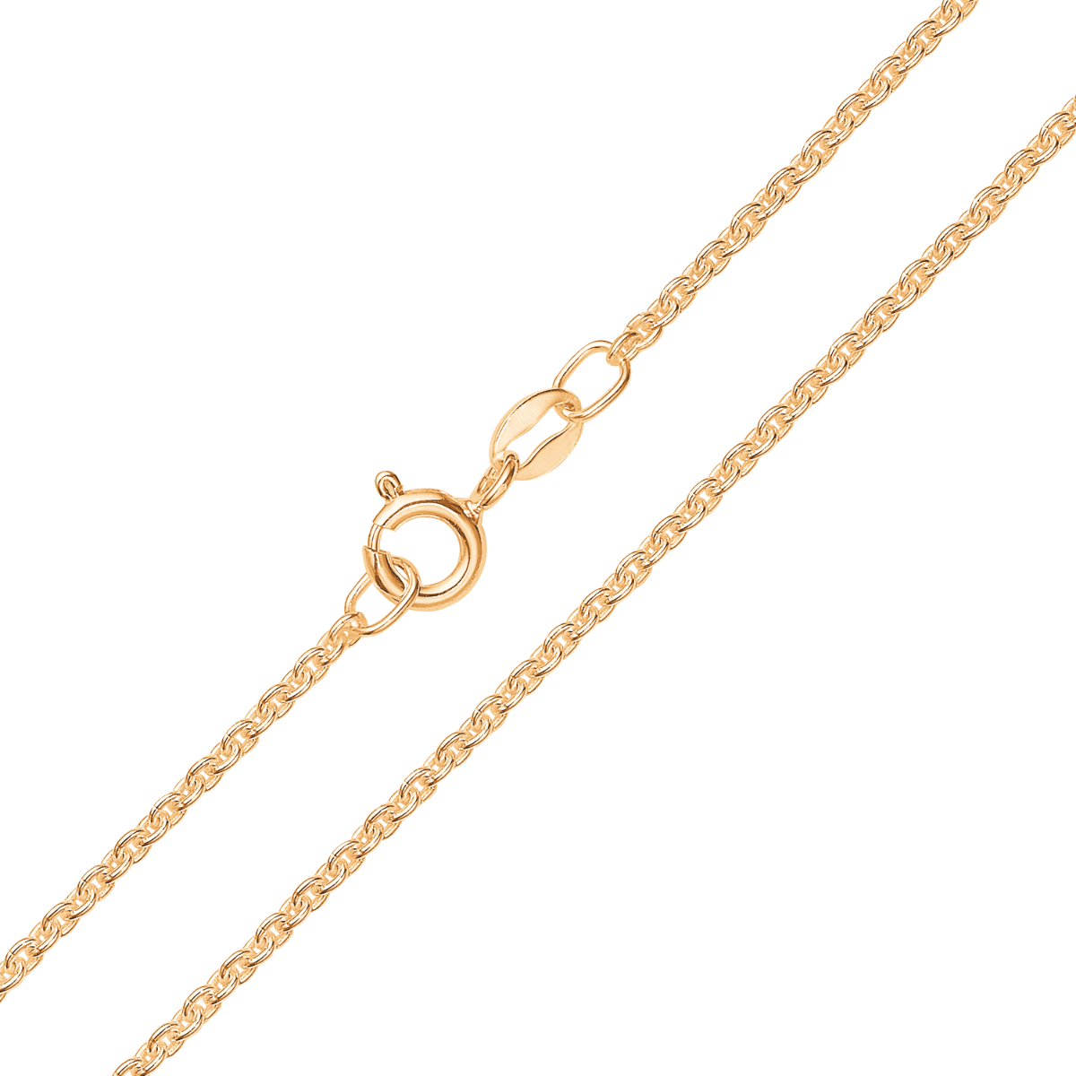 Sølvforgyldt halskæde F2205070 - Urma.dk