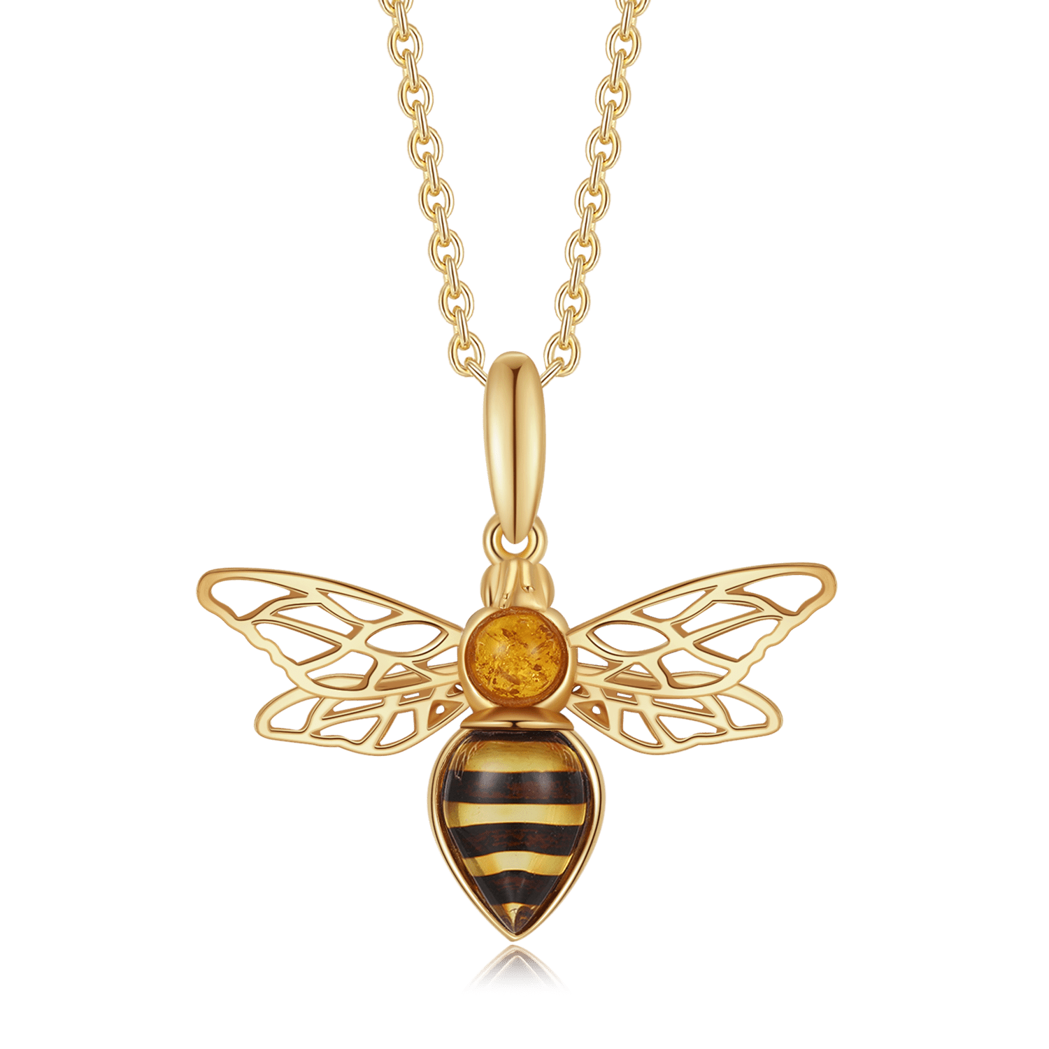 Sølvforgyldt halskæde F26165144 - Urma.dk