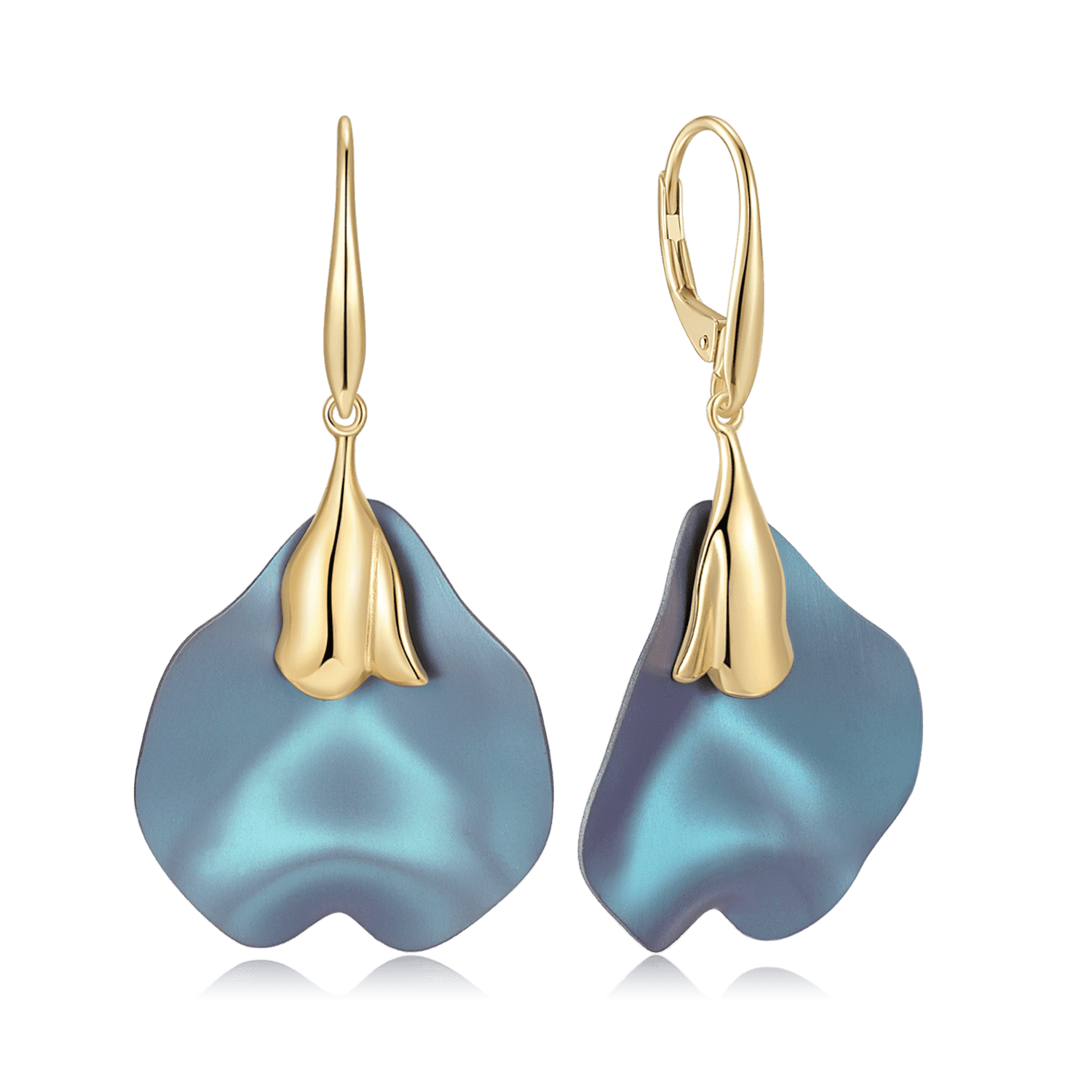 Sølvforgyldt ørehænger F13165163 - Urma.dk