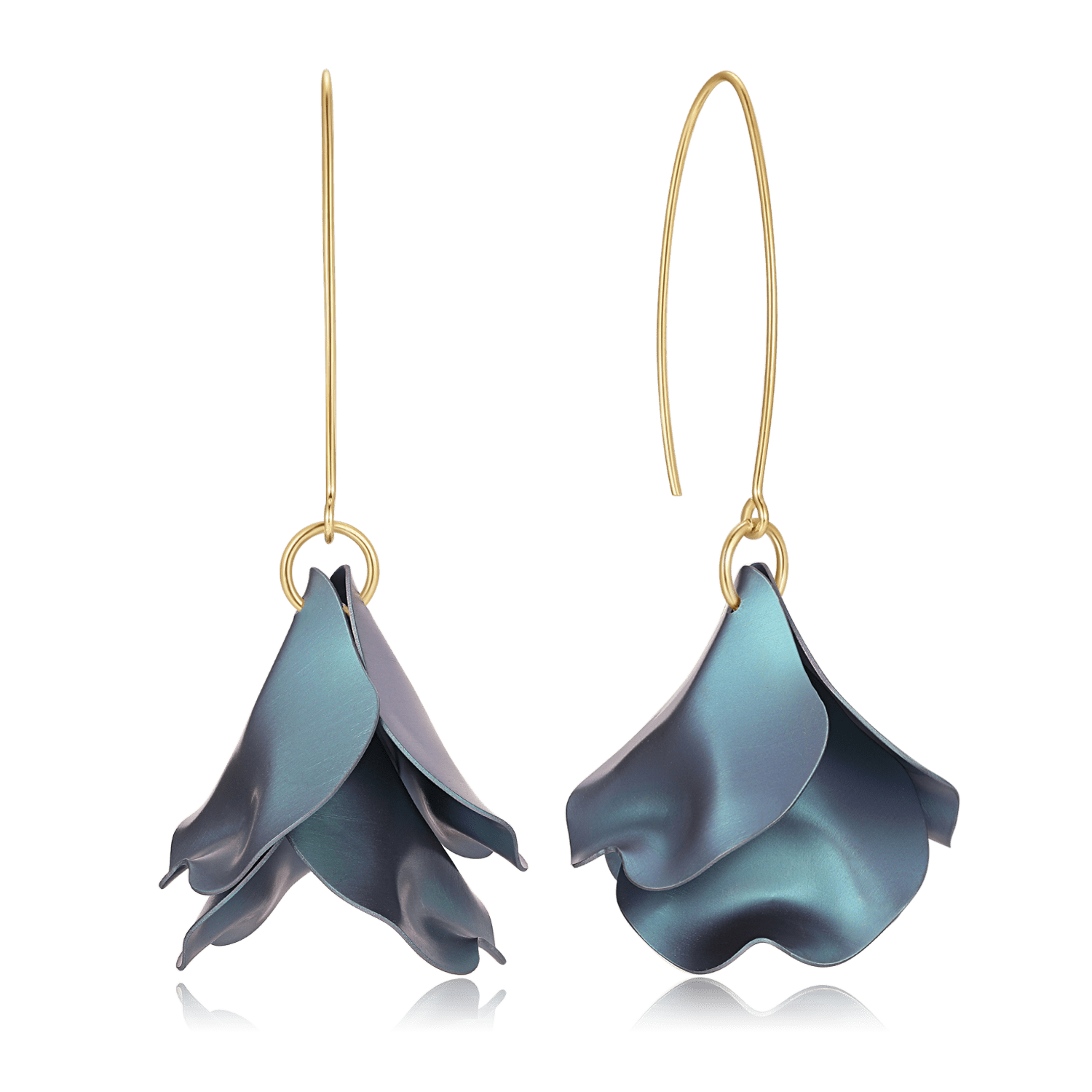 Sølvforgyldt ørehænger F13165963 - Urma.dk