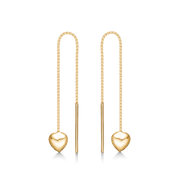 Sølvforgyldt ørehænger F13190990 - Urma.dk