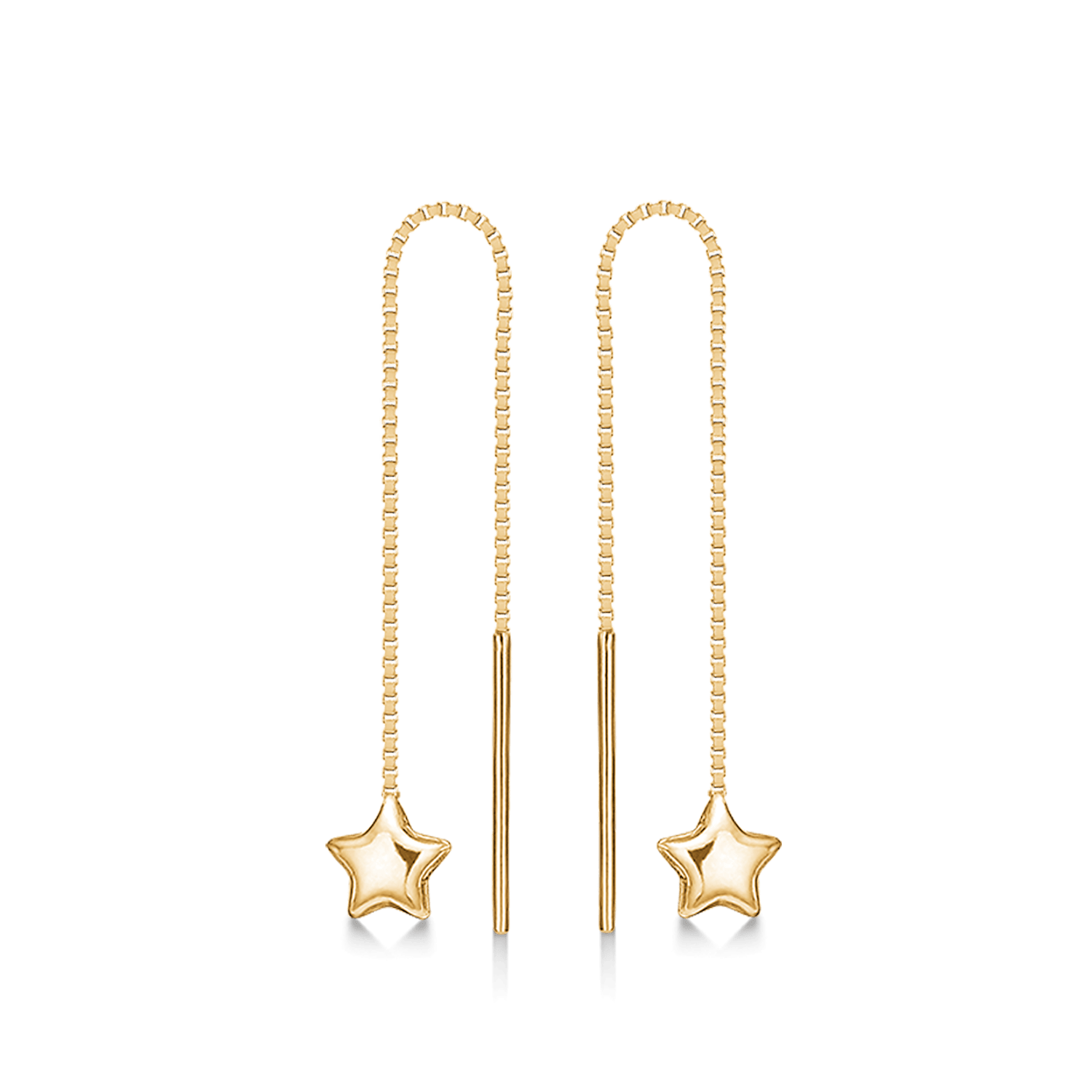 Sølvforgyldt ørehænger F13190991 - Urma.dk