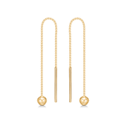 Sølvforgyldt ørehænger F13190992 - Urma.dk