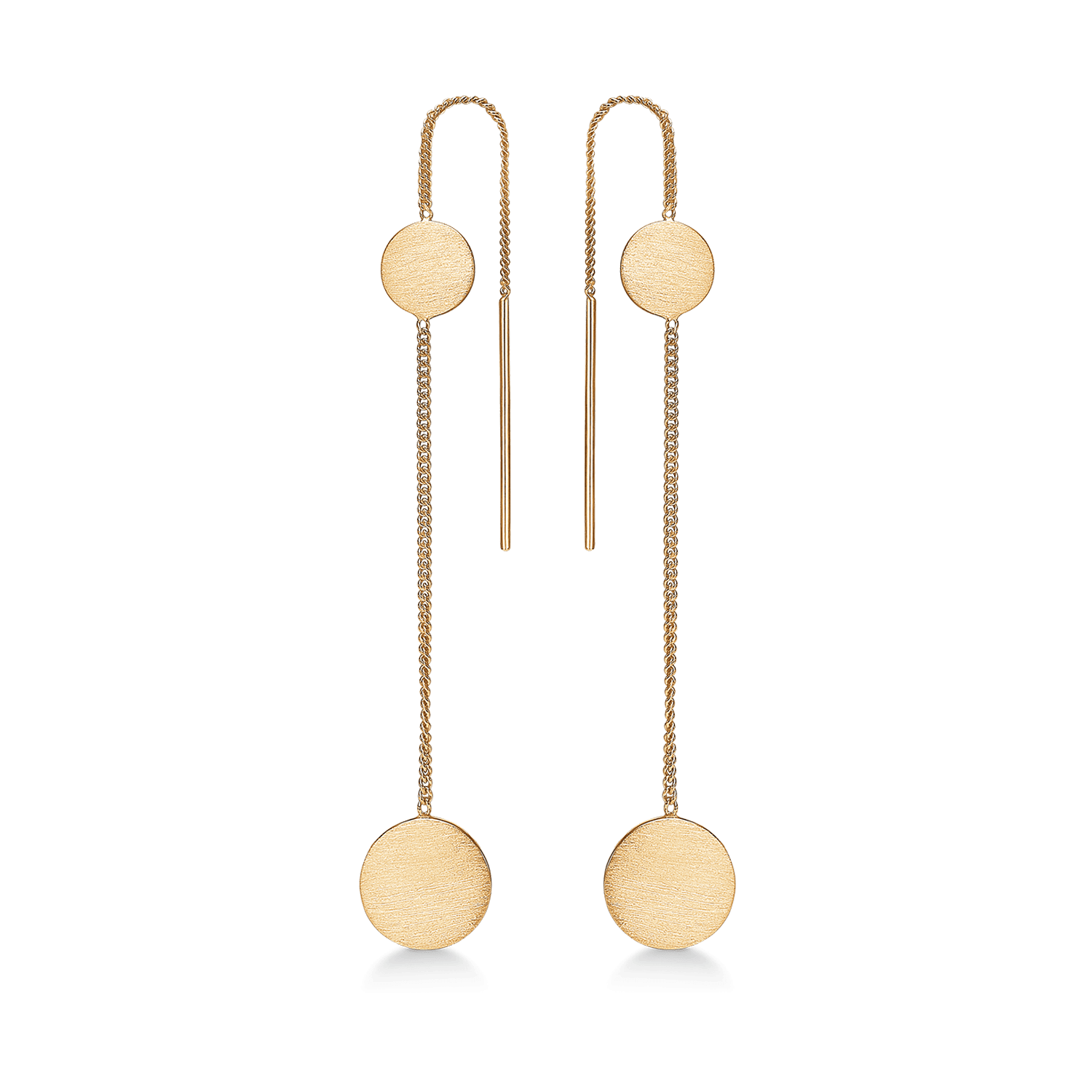 Sølvforgyldt ørehænger F13239965 - Urma.dk