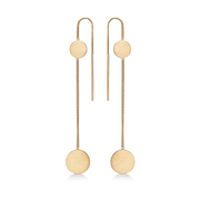 Sølvforgyldt ørehænger F13239965 - Urma.dk