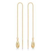 Sølvforgyldt ørehænger F13239968 - Urma.dk