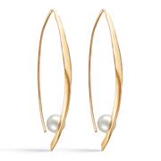 Sølvforgyldt ørehænger F13239973 - Urma.dk