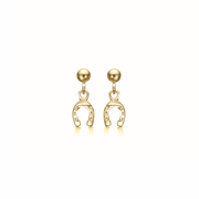 Sølvforgyldt ørehænger F13239989 - Urma.dk