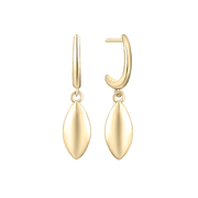 Sølvforgyldt ørehænger F13249913 - Urma.dk