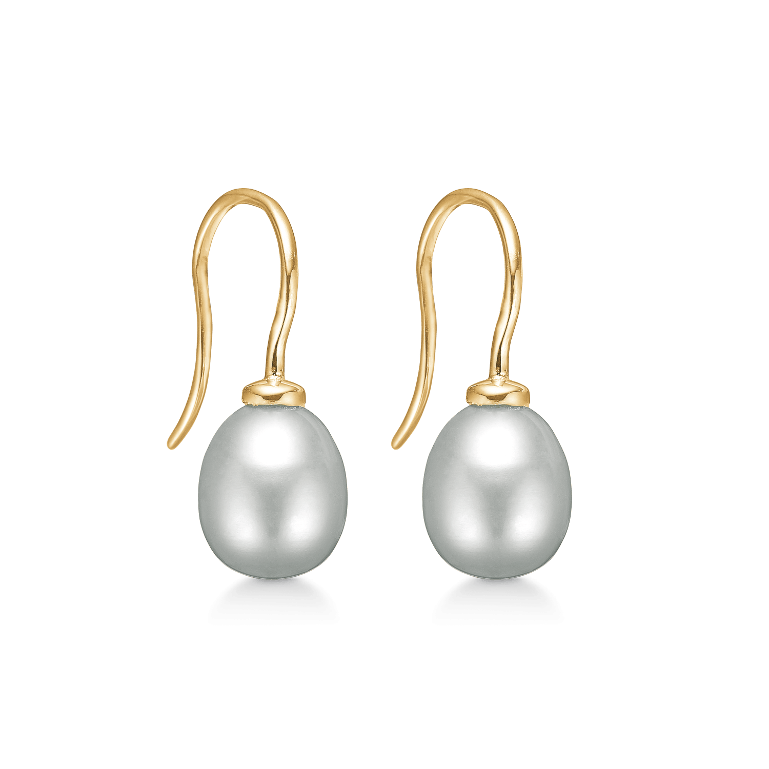 Sølvforgyldt ørehænger F13249919 - Urma.dk