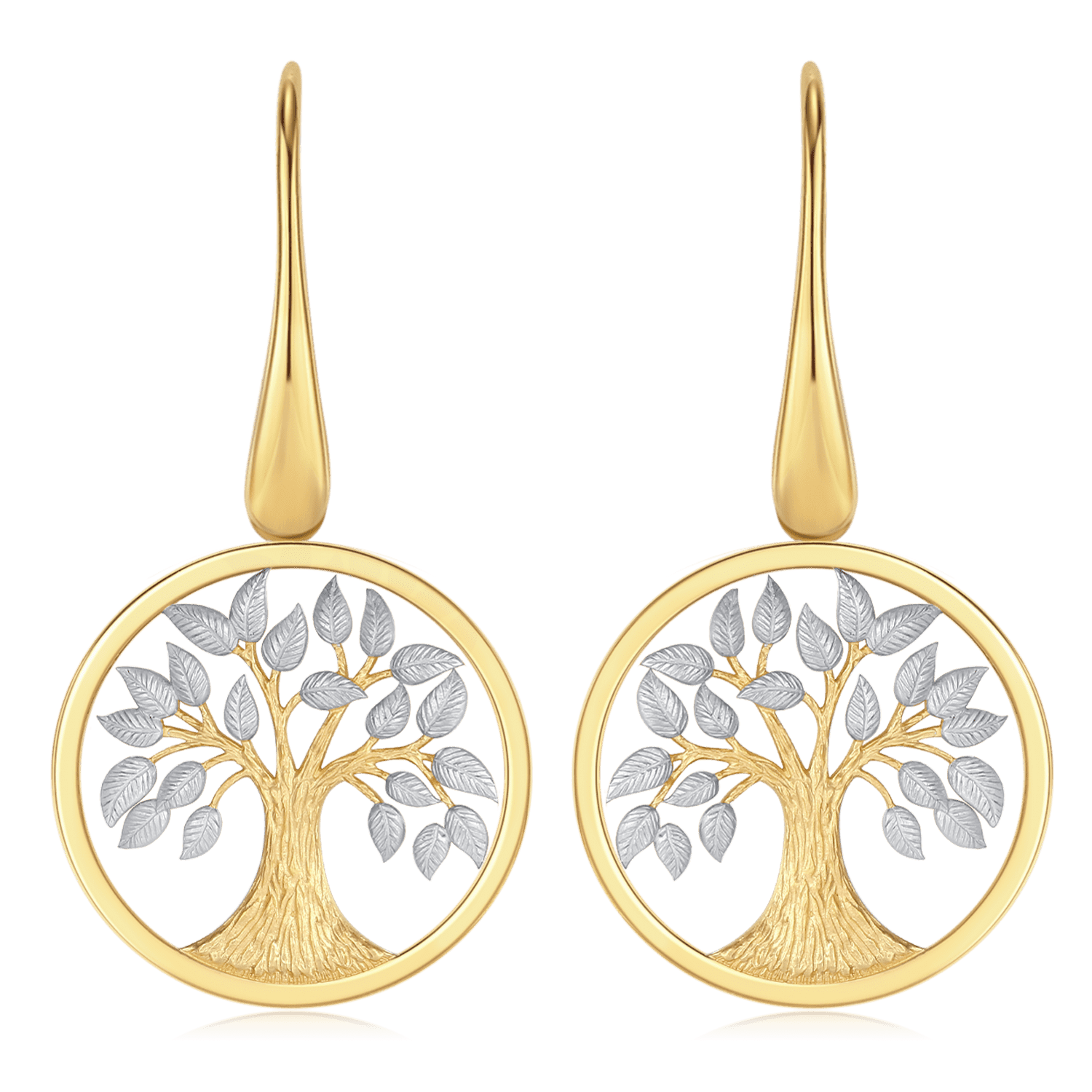 Sølvforgyldt ørehænger F13255011 - Urma.dk