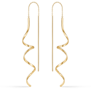 Sølvforgyldt ørehænger F13255992 - Urma.dk