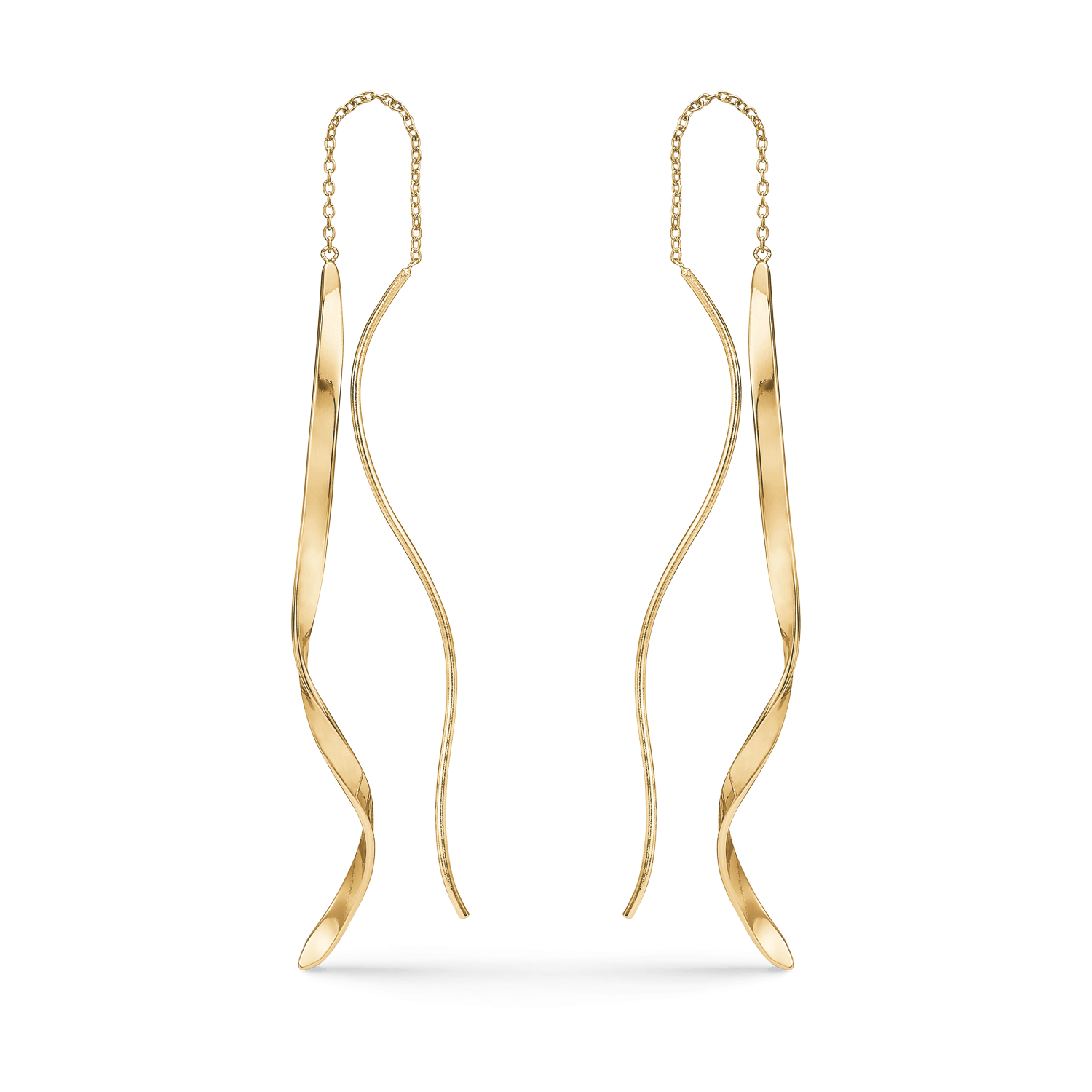 Sølvforgyldt ørehænger F13255993 - Urma.dk