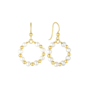 Sølvforgyldt ørehænger F13323999 - Urma.dk