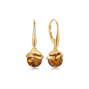 Sølvforgyldt ørehænger F23165155 - Urma.dk