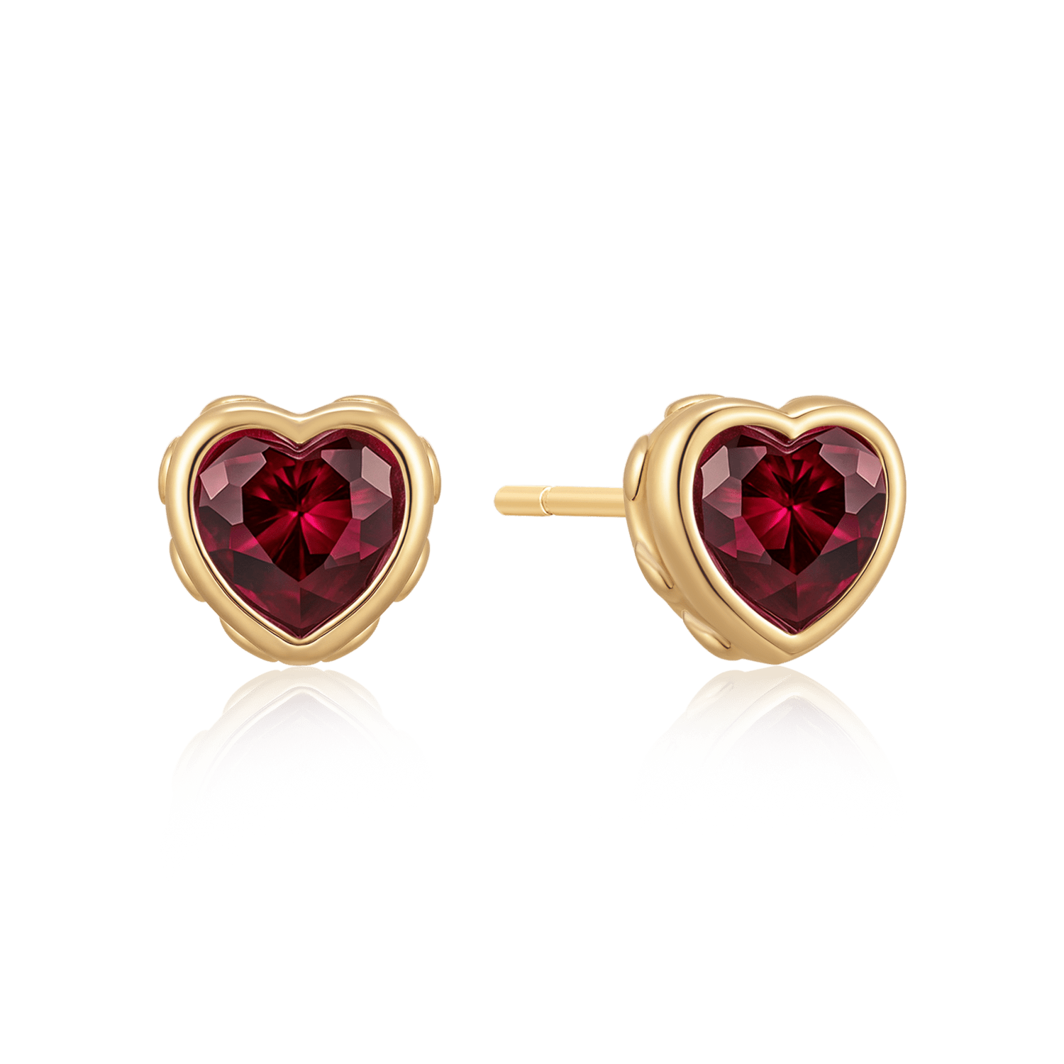 Sølvforgyldt ørestikker F10249325 - Urma.dk