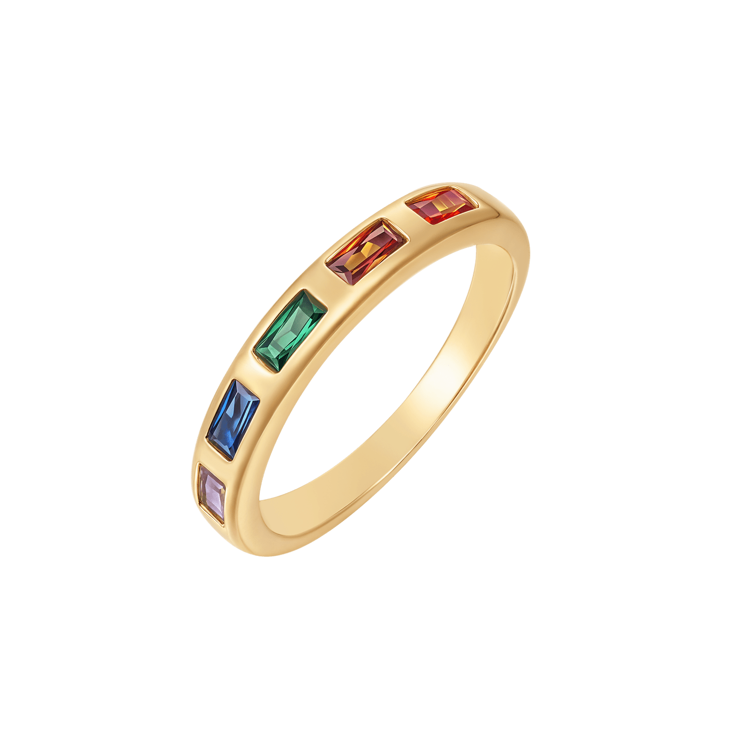 Sølvforgyldt ring F12249311 - Urma.dk