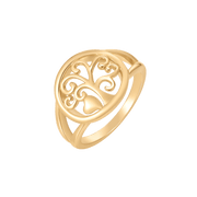 Sølvforgyldt ring F12249314 - Urma.dk