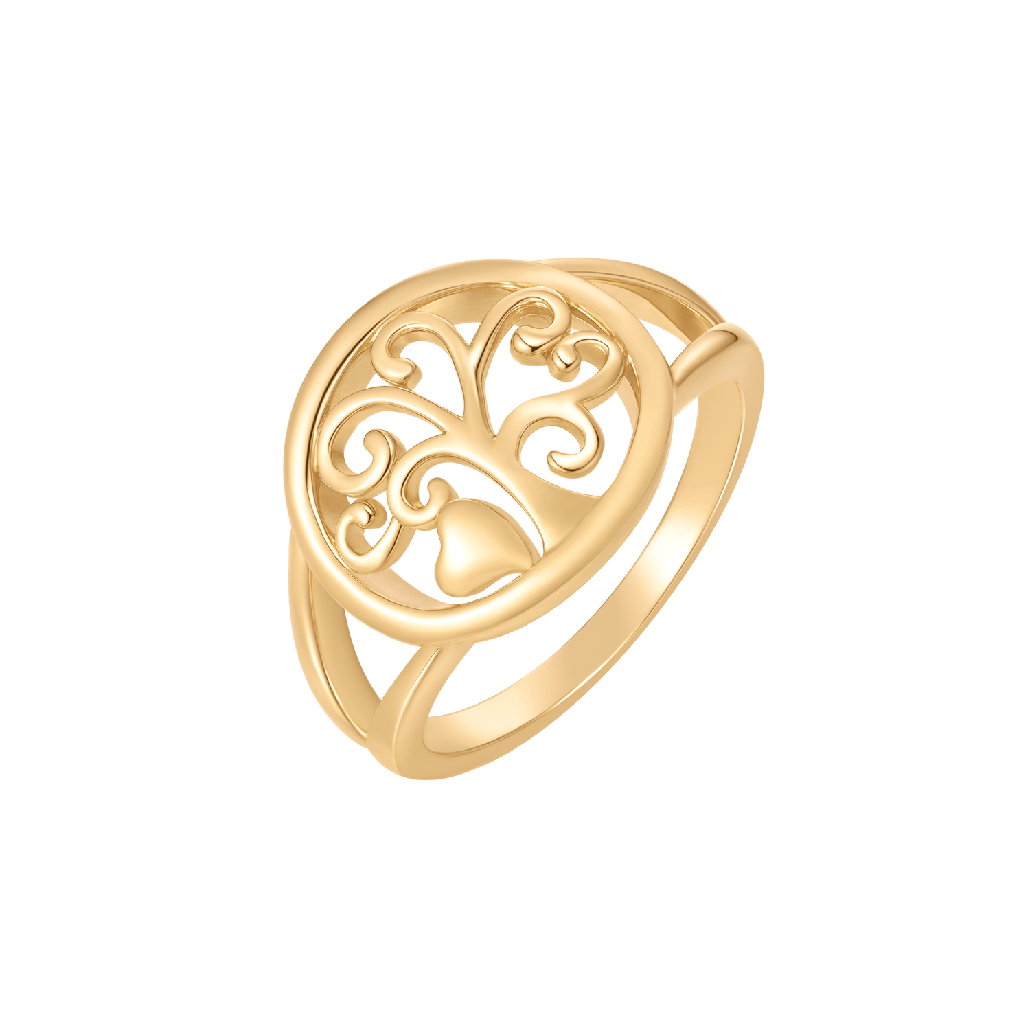 Sølvforgyldt ring F12249314 - Urma.dk