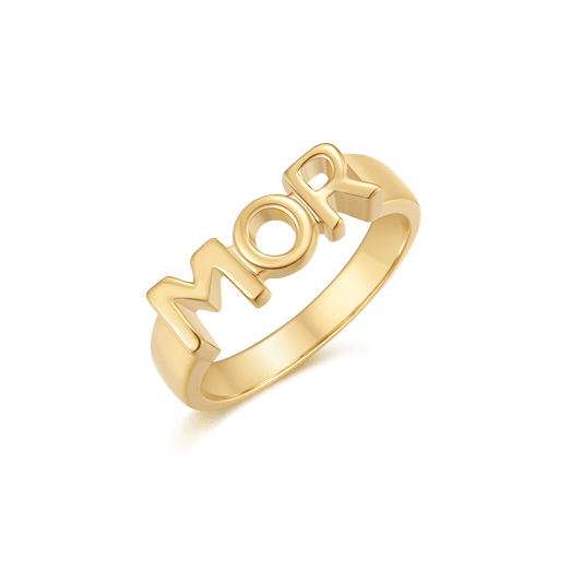 Sølvforgyldt ring F12249834 - Urma.dk
