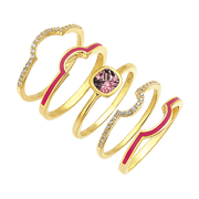 Sølvforgyldt ring F12323972 - Urma.dk