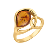 Sølvforgyldt ring F22165157 - Urma.dk