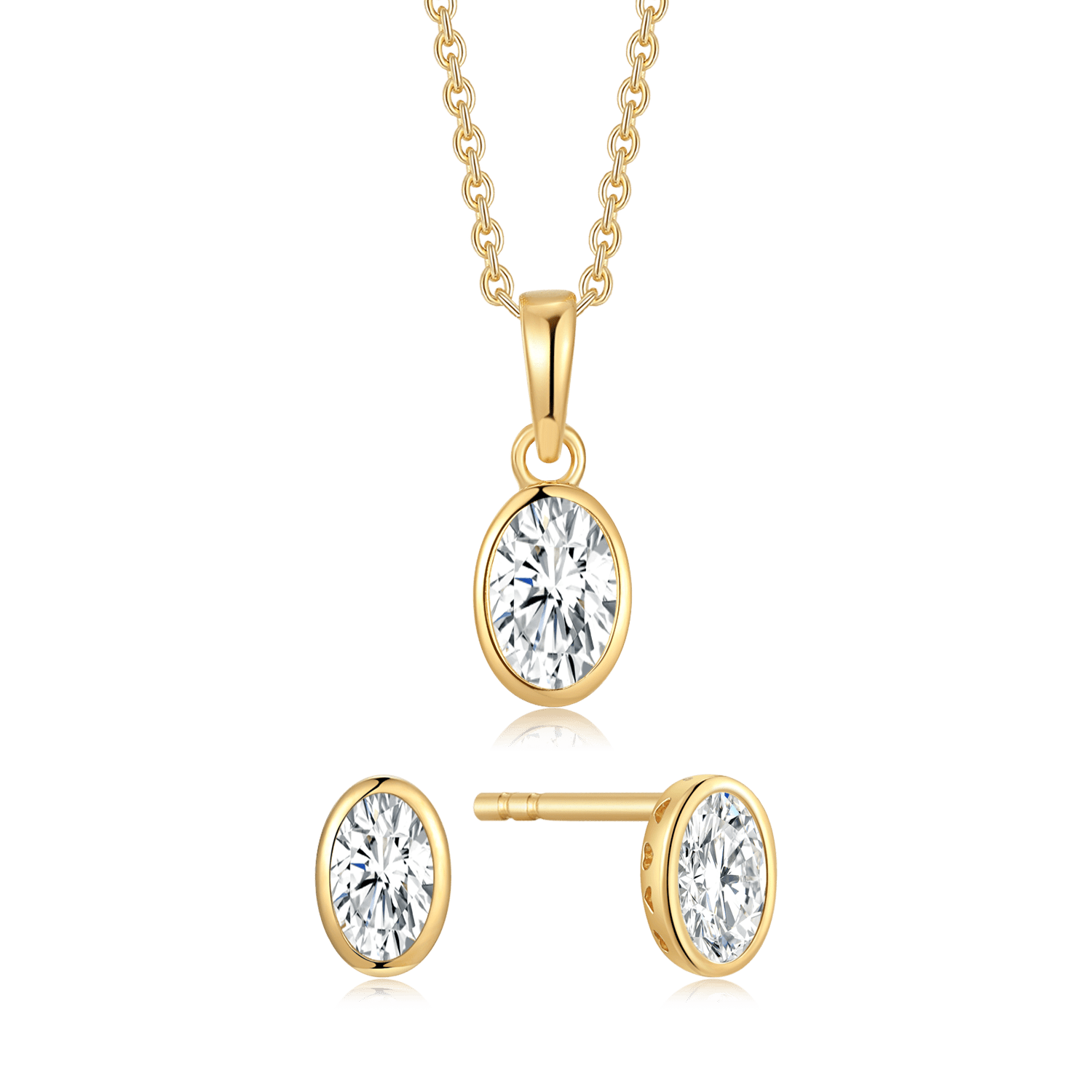 Sølvforgyldt sæt FS239191 - Urma.dk