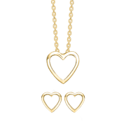 Sølvforgyldt smykkesæt FS148464 - Urma.dk