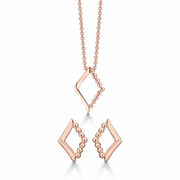 Sølvforgyldt smykkesæt RFS247004 - Urma.dk